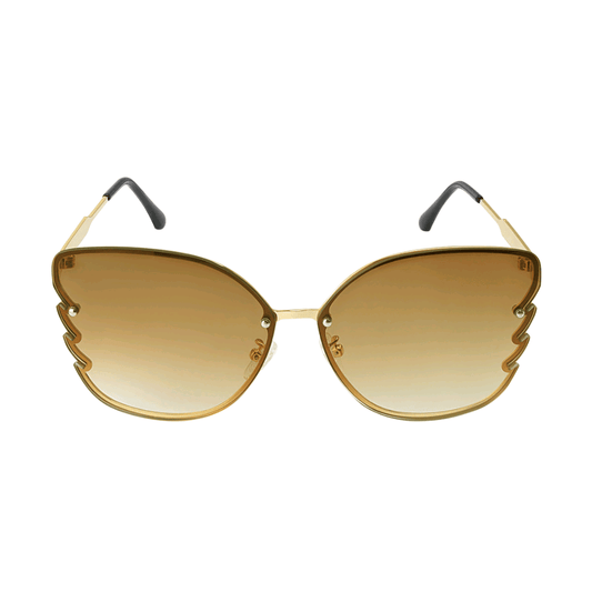 YE Okulary przeciwsłoneczne - Flames - Camel