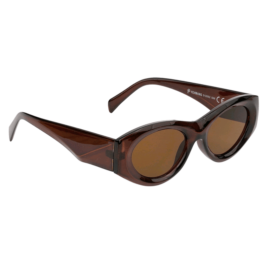YE Okulary przeciwsłoneczne - Retro - Brown