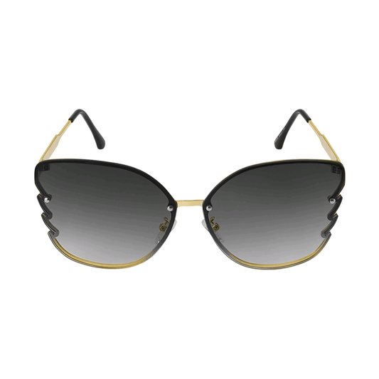 YE Okulary przeciwsłoneczne - Flames - Black