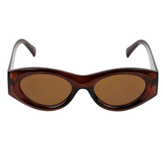 YE Okulary przeciwsłoneczne - Retro - Brown