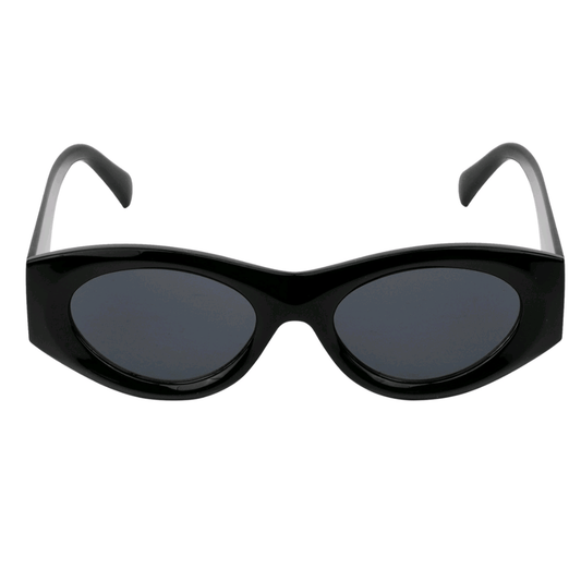 YE Okulary przeciwsłoneczne - Retro - Black