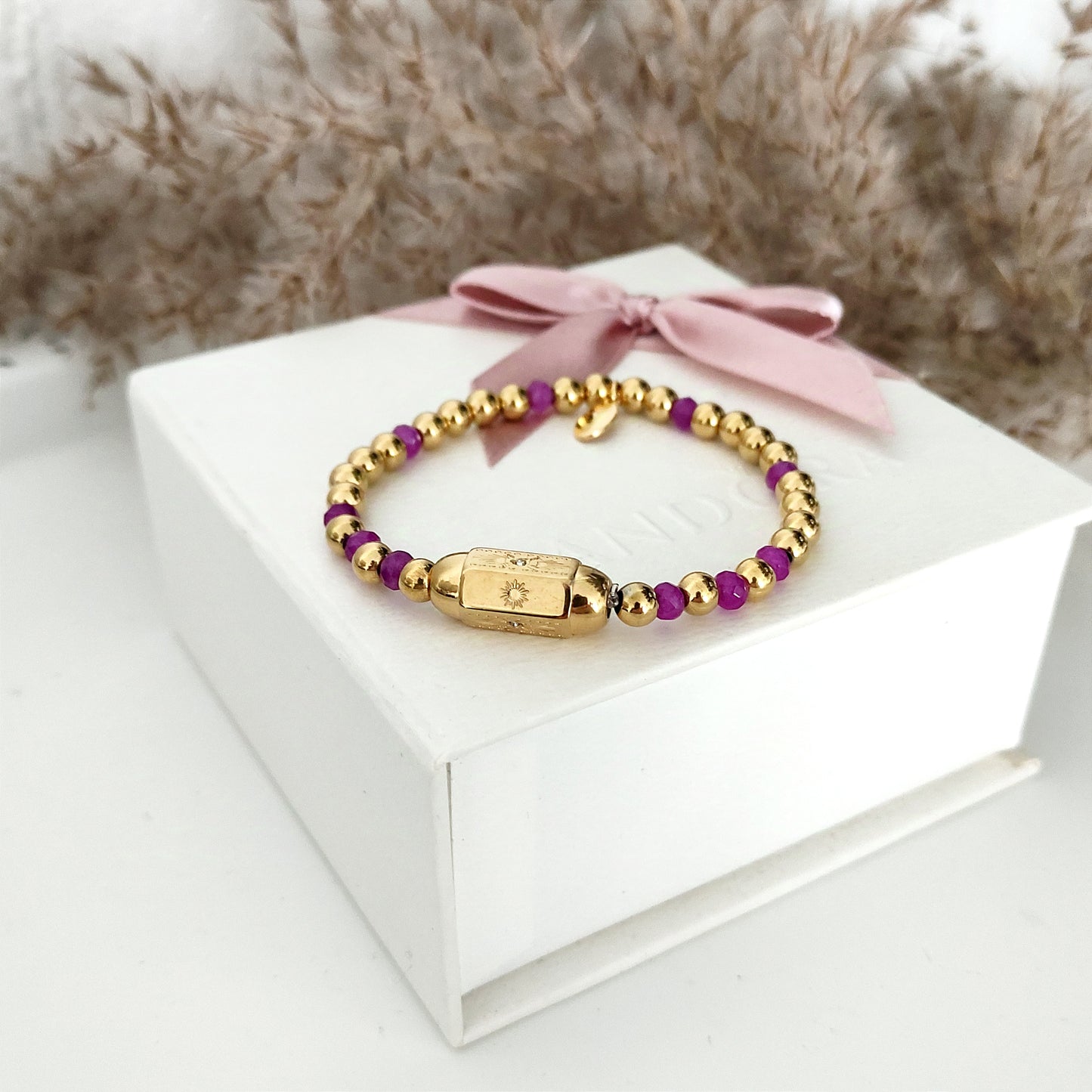 Bransoletka - Pendant Purple