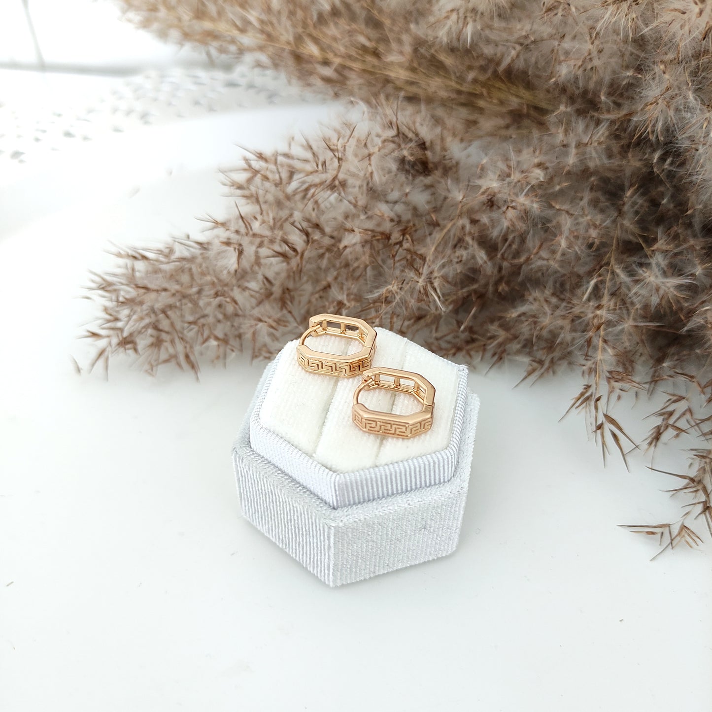 Kolczyki 18K - Greek Style