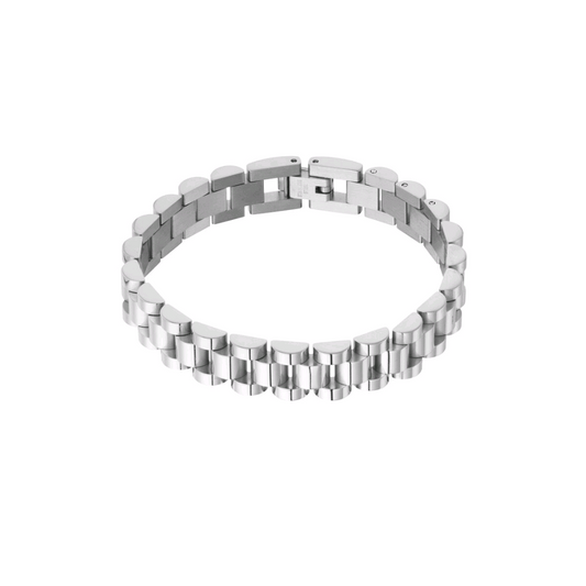 Bransoletka Ogniwowa - Silver