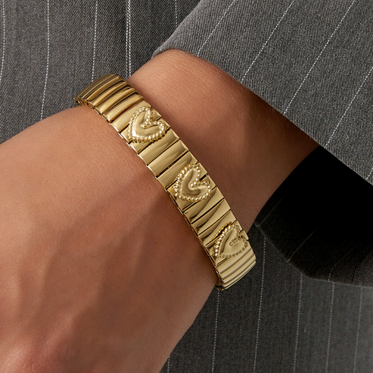 Bransoletka - Love link Gold