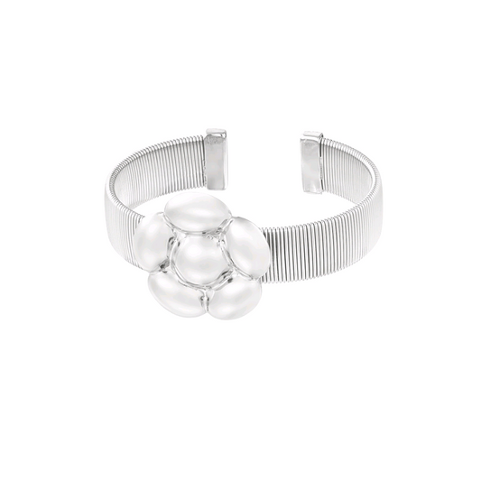 Bransoletka - Flower Silver
