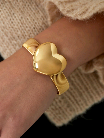 Bransoletka Gold Heart - M