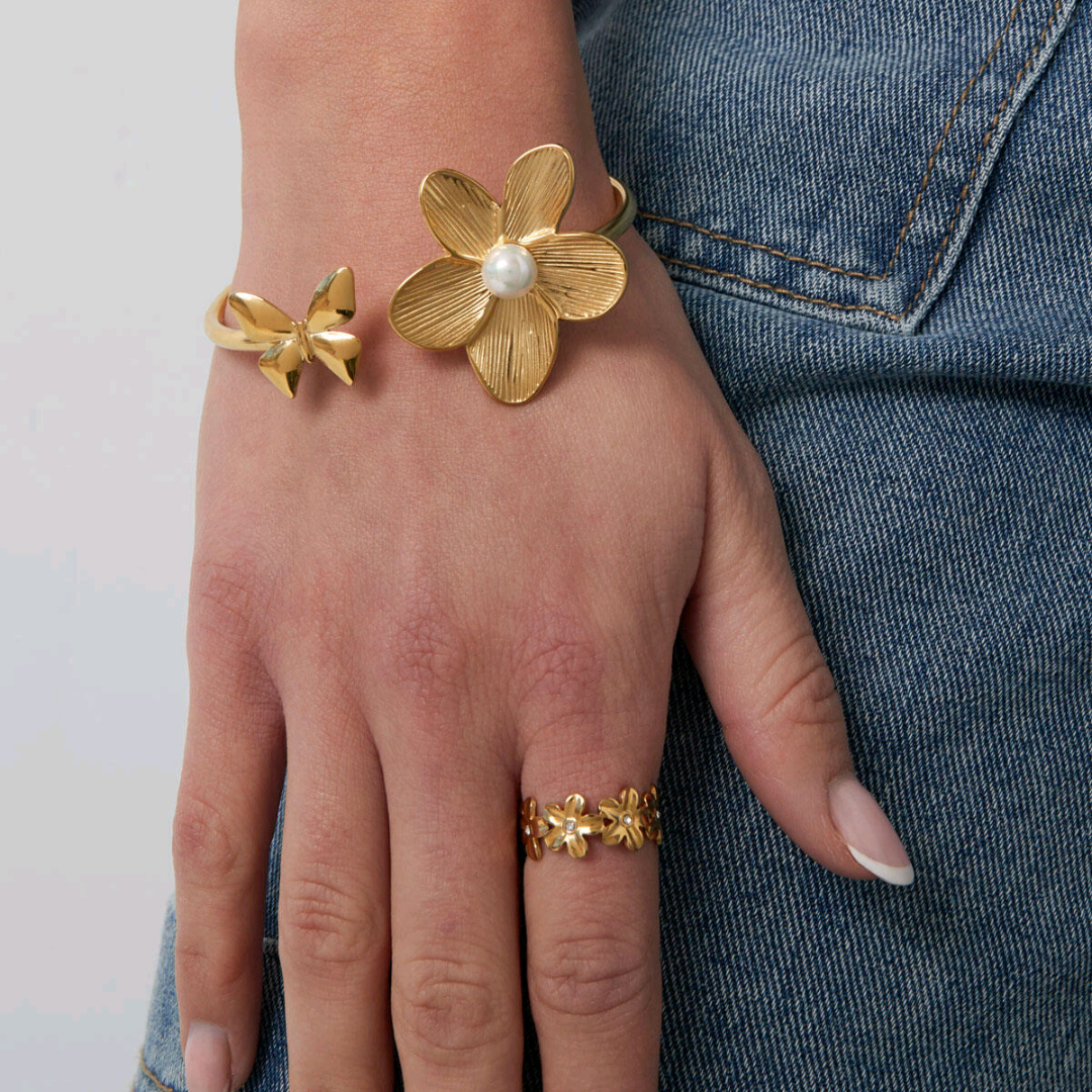 Bransoletka - Flower Bangle