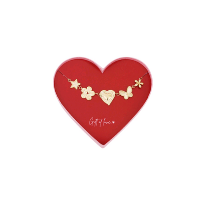Bransoletka - Butterfly / Love