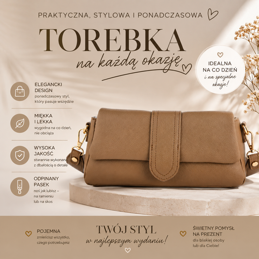 Torebka - TESS TAUPE