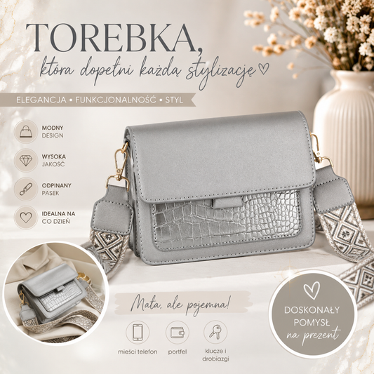 Torebka Mat - Silver