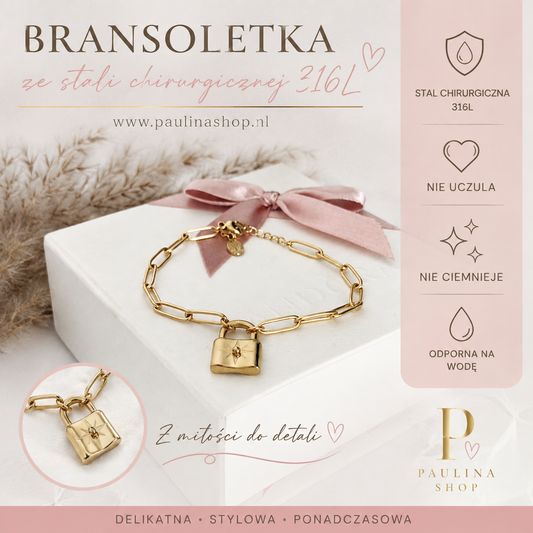 Bransoletka - Kłódka