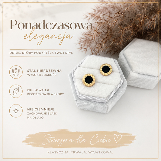 Kolczyki 1cm - Bvlgari