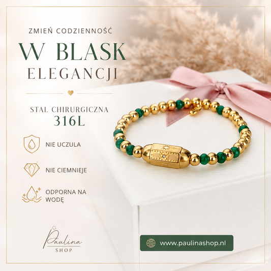 Bransoletka - Pendant Green
