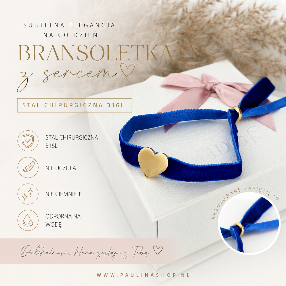 Velvet Bracelet - Blue