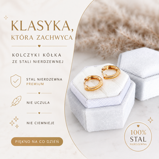 Kolczyki 18K - Elli