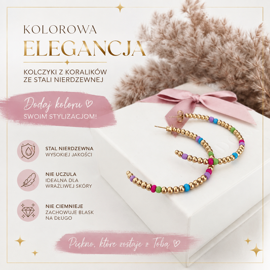 Earrings - Color Beads