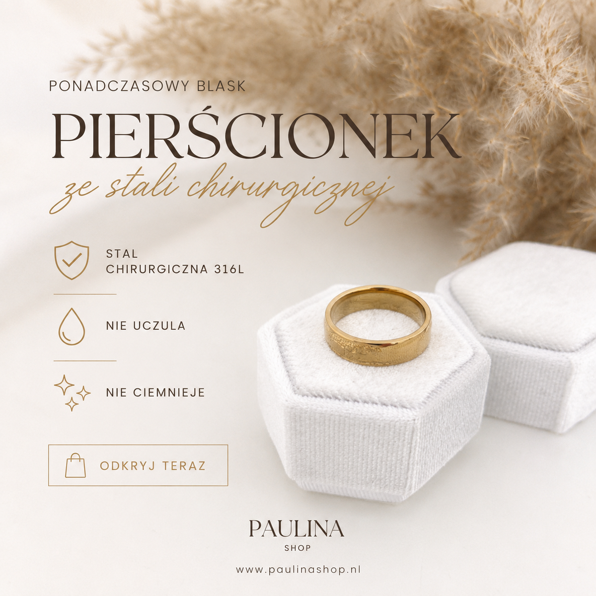 Pierścionek - Drzewko szczęścia