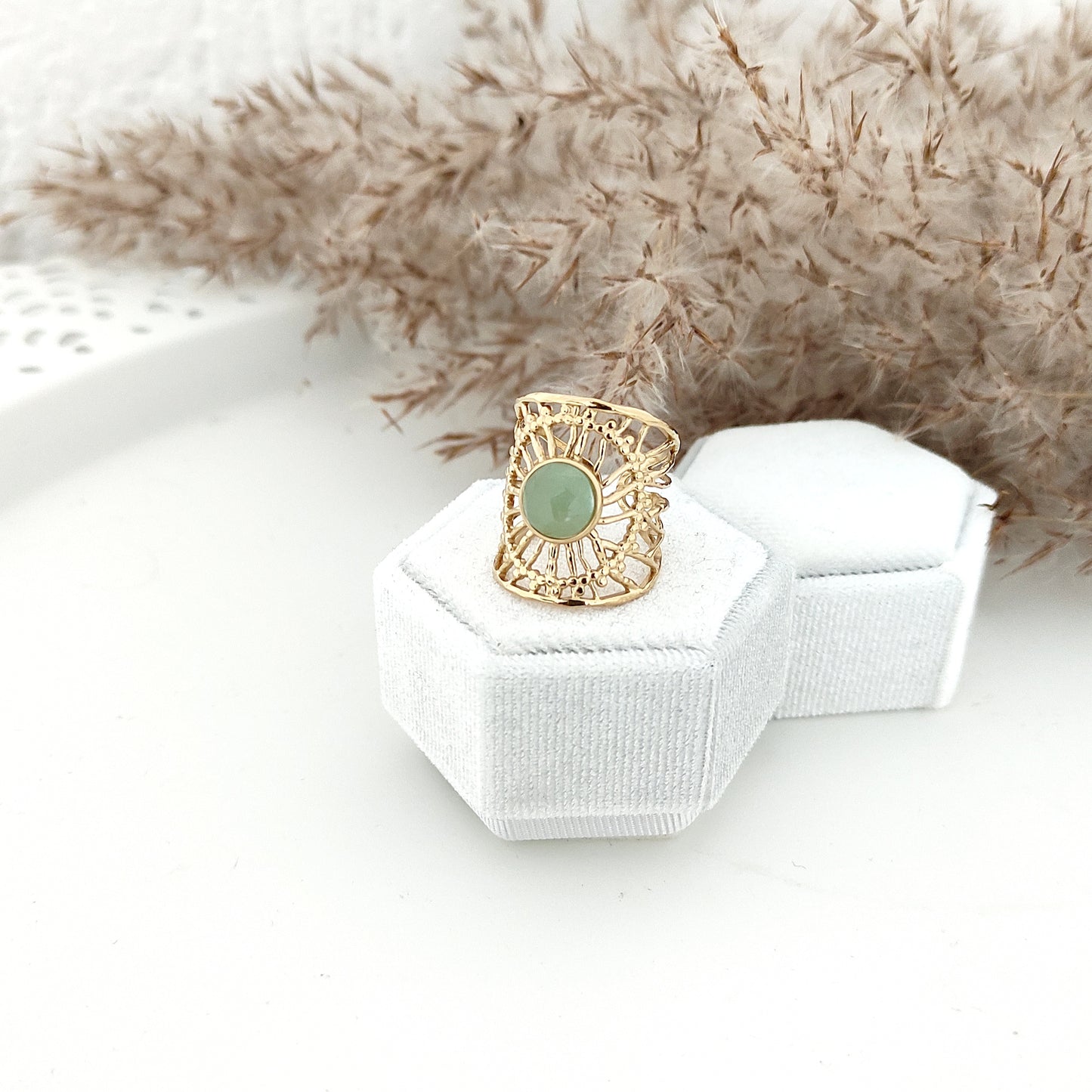 YE Ring - Web Green
