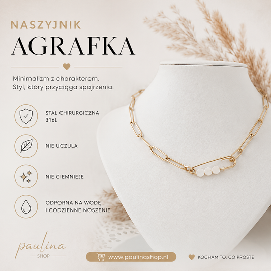 Naszyjnik - Agrafka