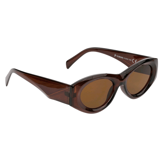 YE Okulary przeciwsłoneczne - Retro - Brown