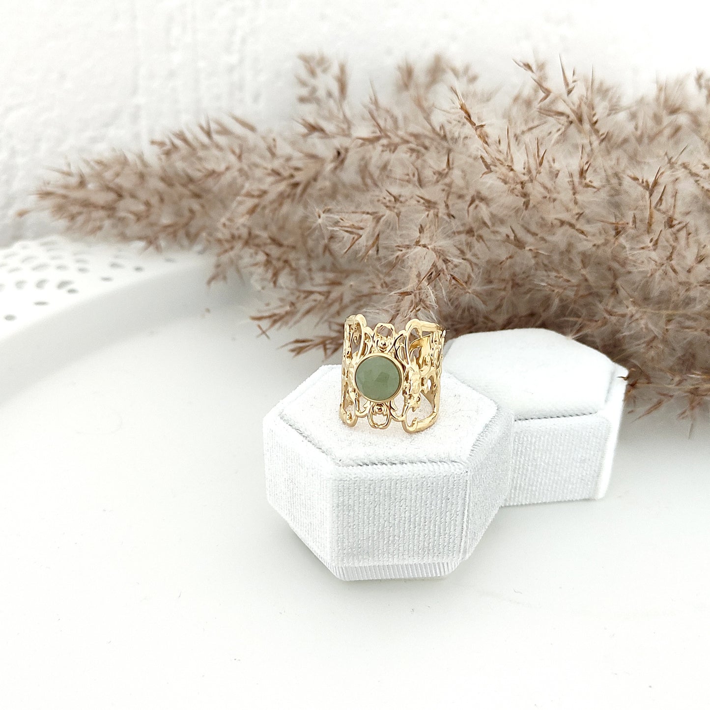 YE Ring - Grace Olive