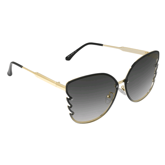 YE Okulary przeciwsłoneczne - Flames - Black
