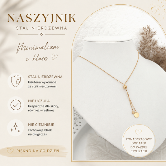 Naszyjnik  - Monetka
