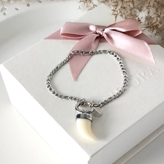 YE Bracelet - Horn Silver