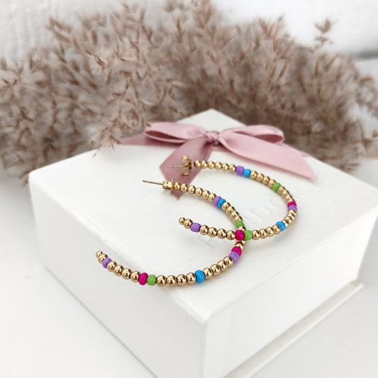 YE Kolczyki - Color Beads