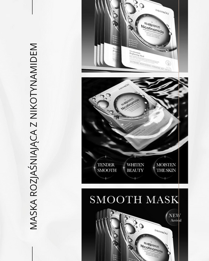 Maska rozjaśniająca do twarzy z Niacynamidem 🩶