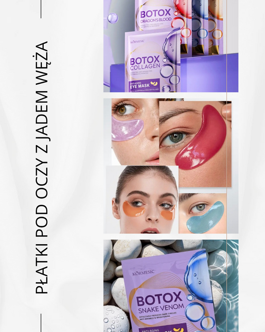 PŁATKI POD OCZY BOTOX Z JADEM WĘŻA 🐍