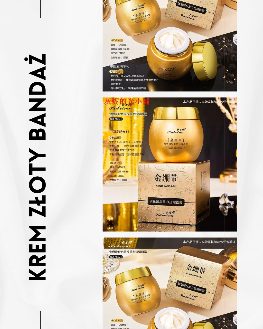 Krem do twarzy Złoty Bandaż 💛