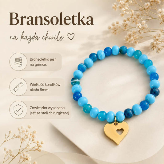 Bransoletka - Turkus