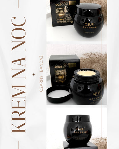 Krem na noc - Czarny bandaż