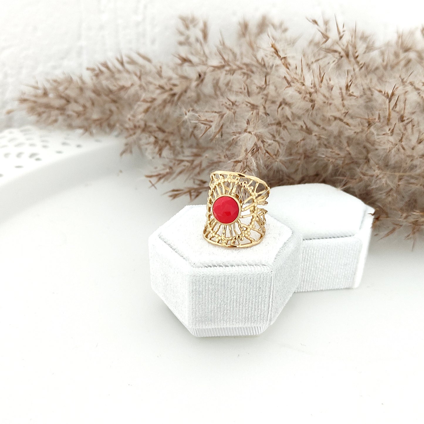 YE Ring - Web Red