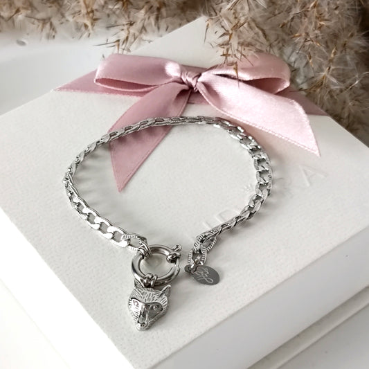 YE Bracelet - Wolf Silver