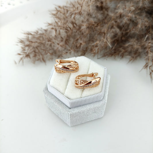 XP Kolczyki 18K - Elegant