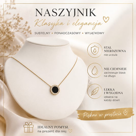 Naszyjnik - Pearl Black