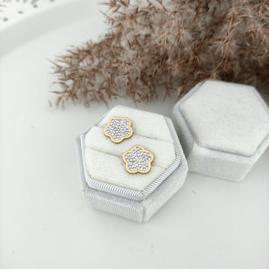 XP Kolczyki - Clover Crystal