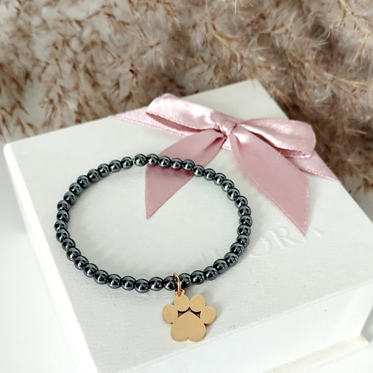 Bransoletka - Hematyt/ Łapka