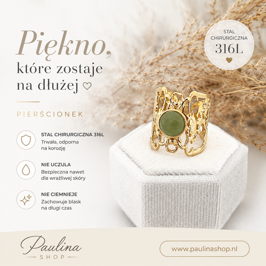 Pierścionek - Grace Olive