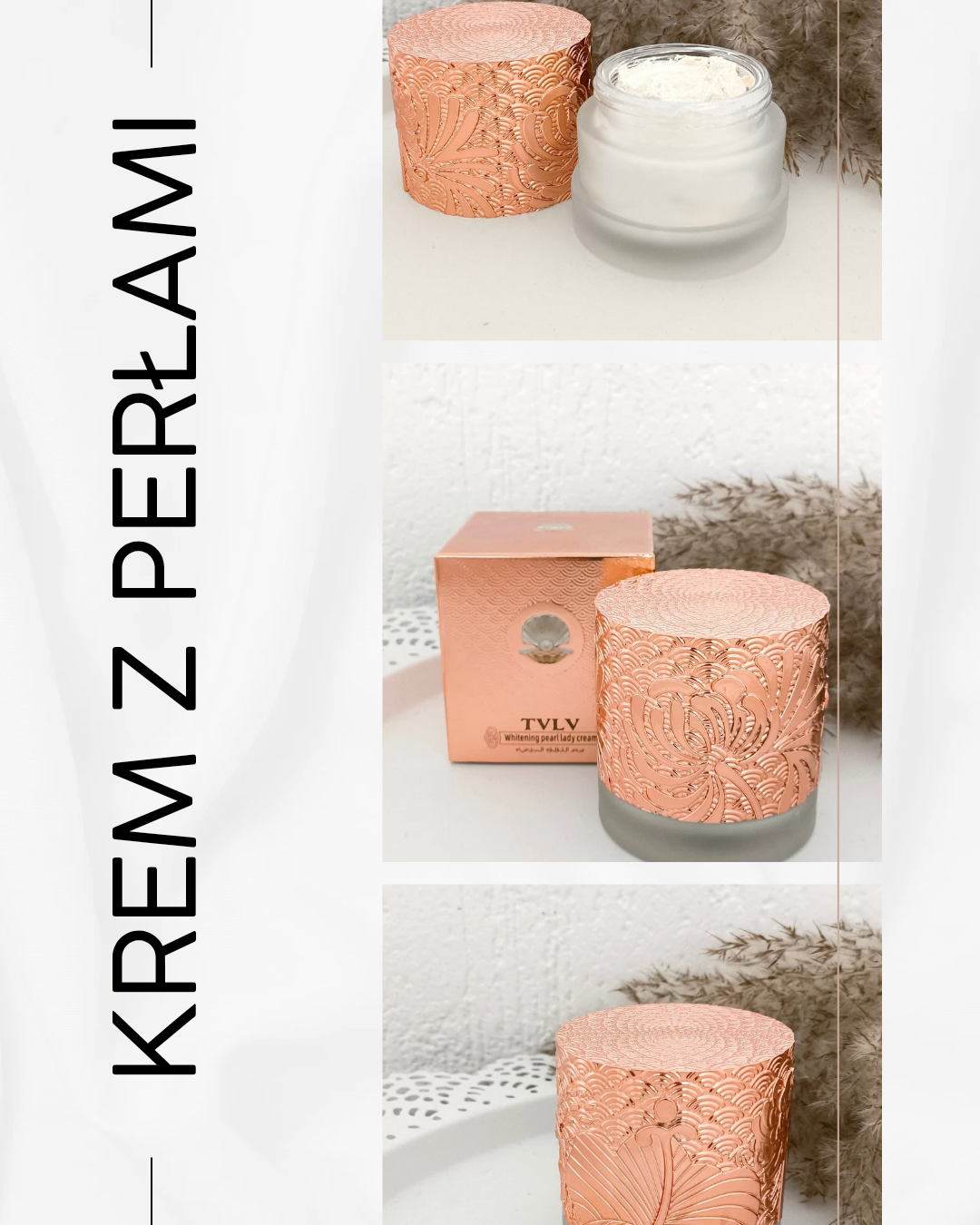 Krem do twarzy z perłami