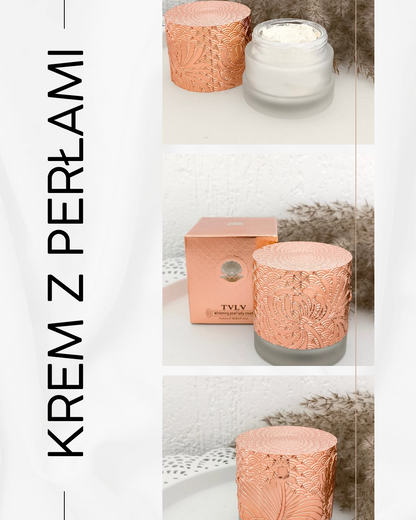 Krem do twarzy z perłami