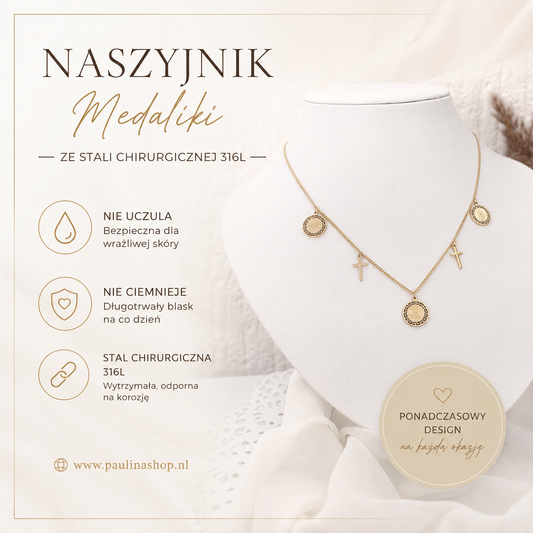 Naszyjnik - Medaliki