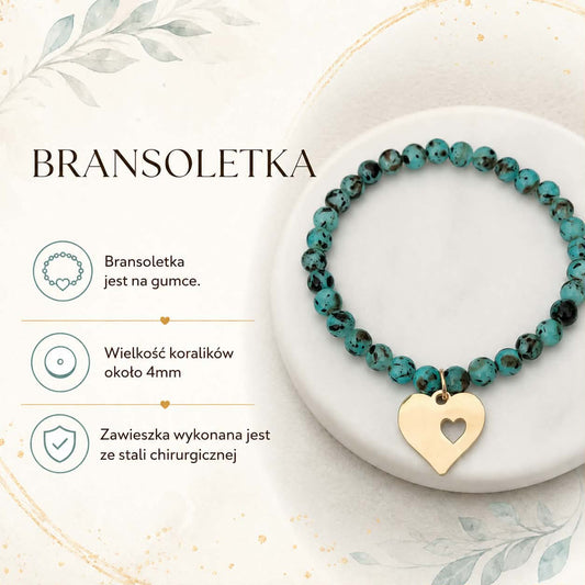 Bransoletka - Heart