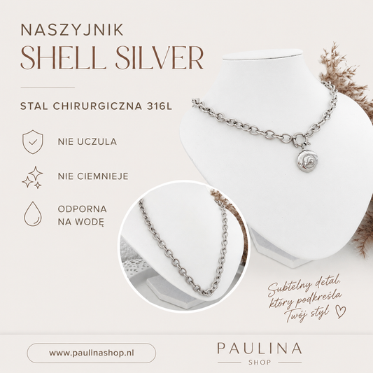 Naszyjnik - Shell Silver