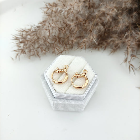 XP Kolczyki 18K - Koty