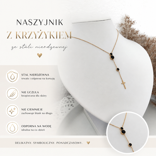 Naszyjnik - Black