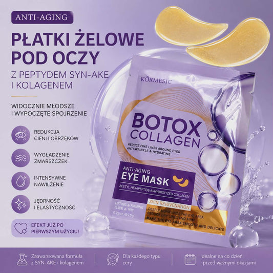 PŁATKI POD OCZY - BOTOX KOLAGEN 💜